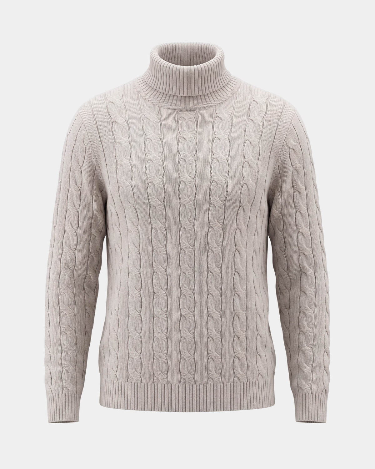 Cable Turtleneck