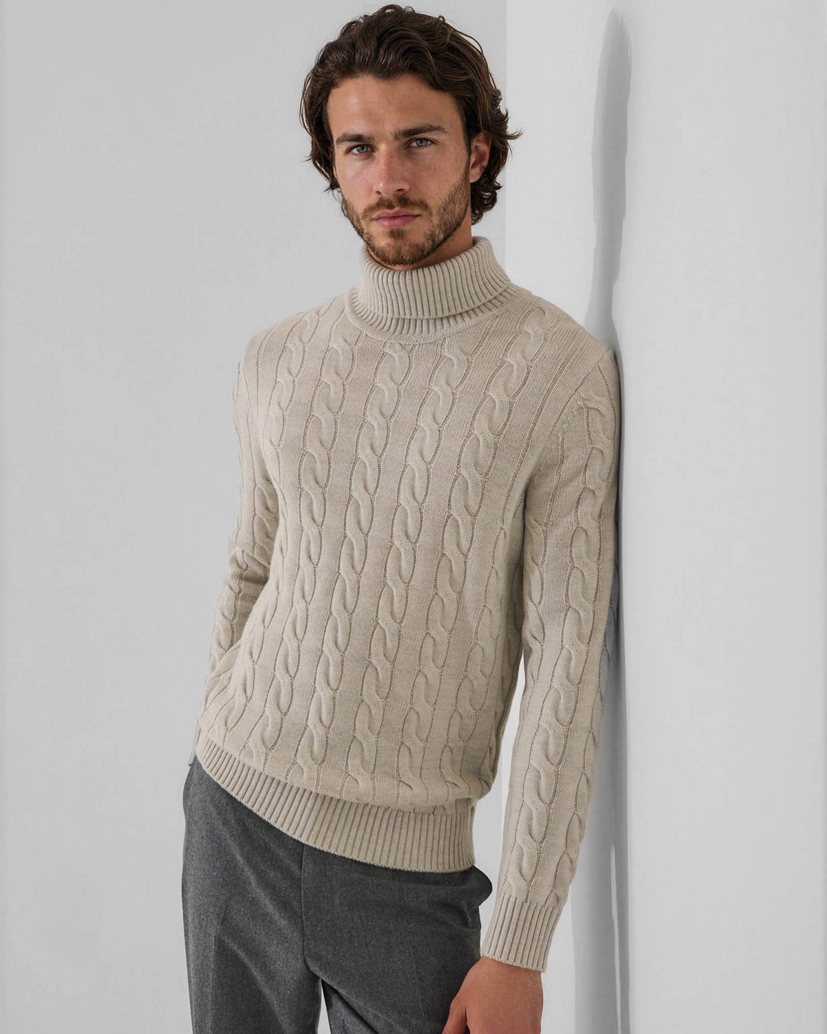 Cable Turtleneck