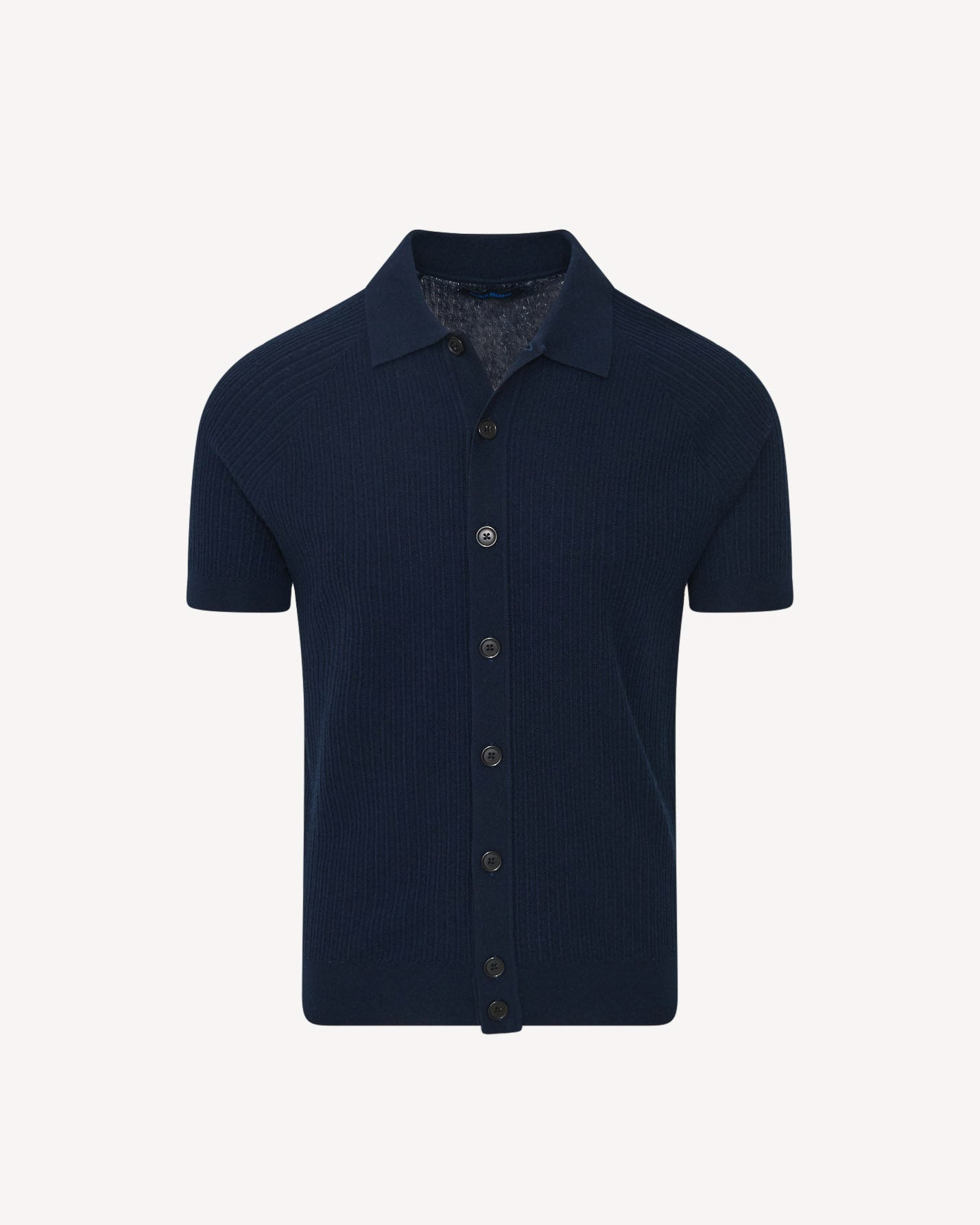 Merino Silk Textured Knit Shirt