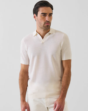 Short Sleeve Johnny Collar Polo