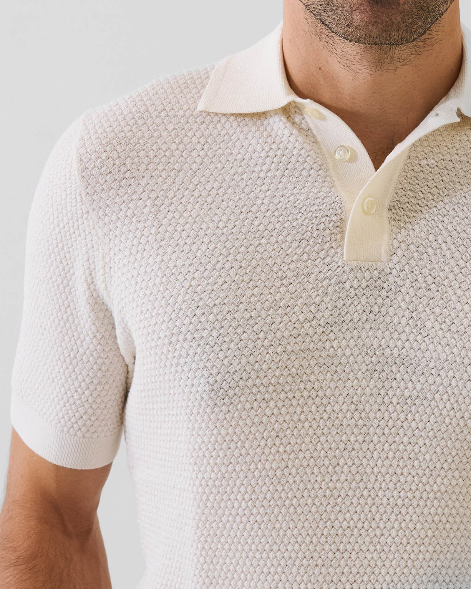 Bubble Stitch Polo