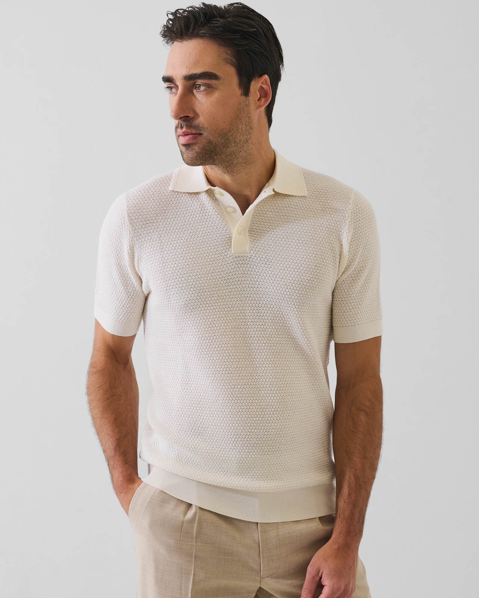 Bubble Stitch Polo