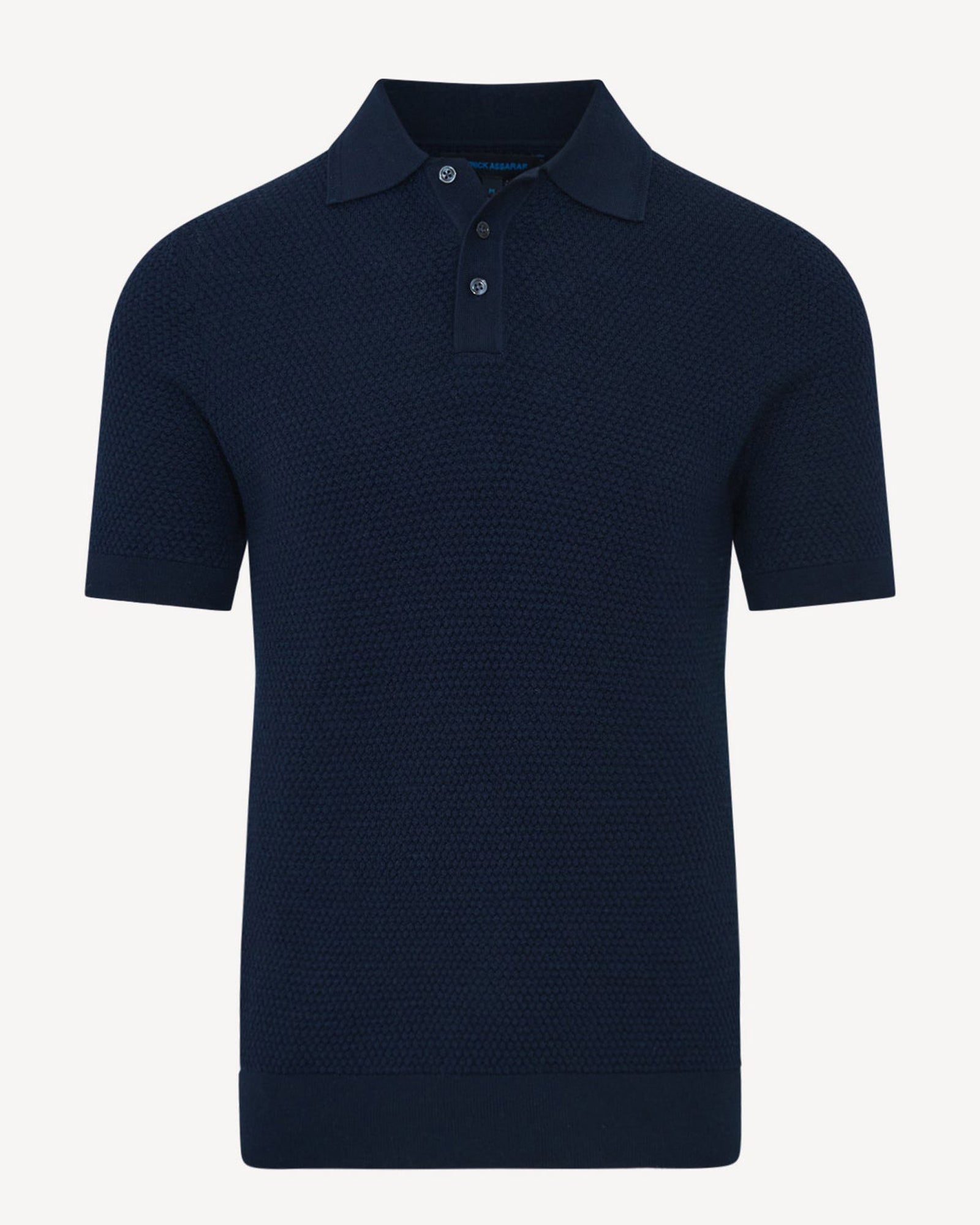 Bubble Stitch Polo Shirt