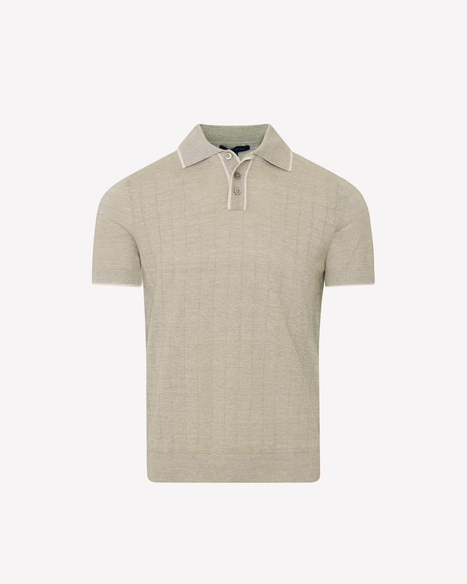 Merino Linen Drop Needle Polo