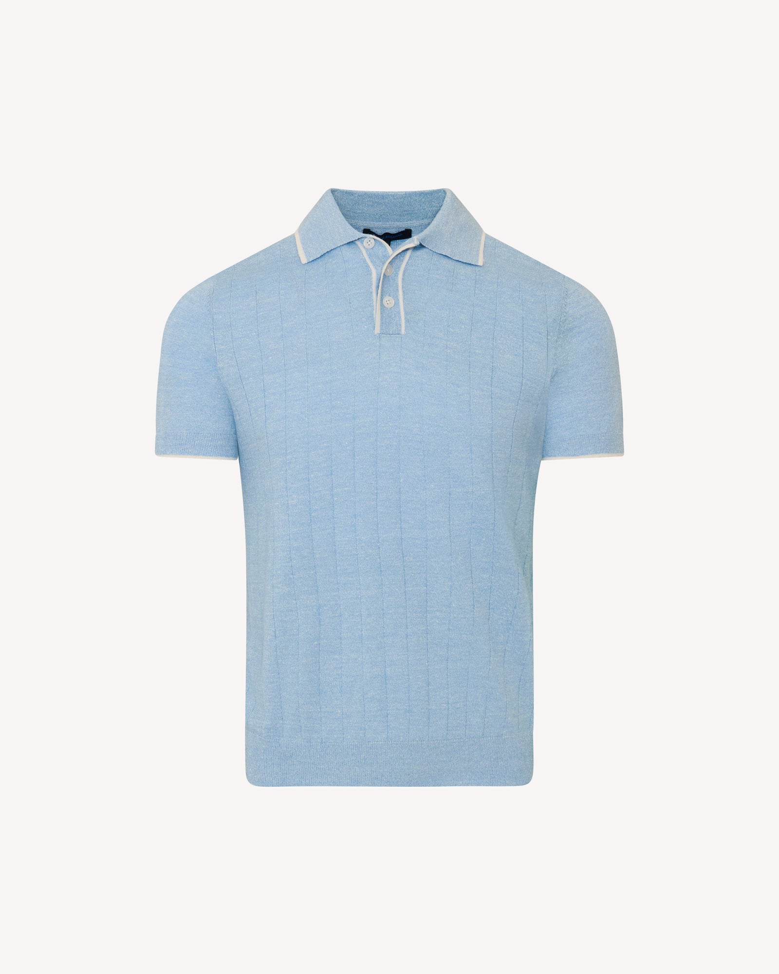 Merino Linen Drop Needle Polo