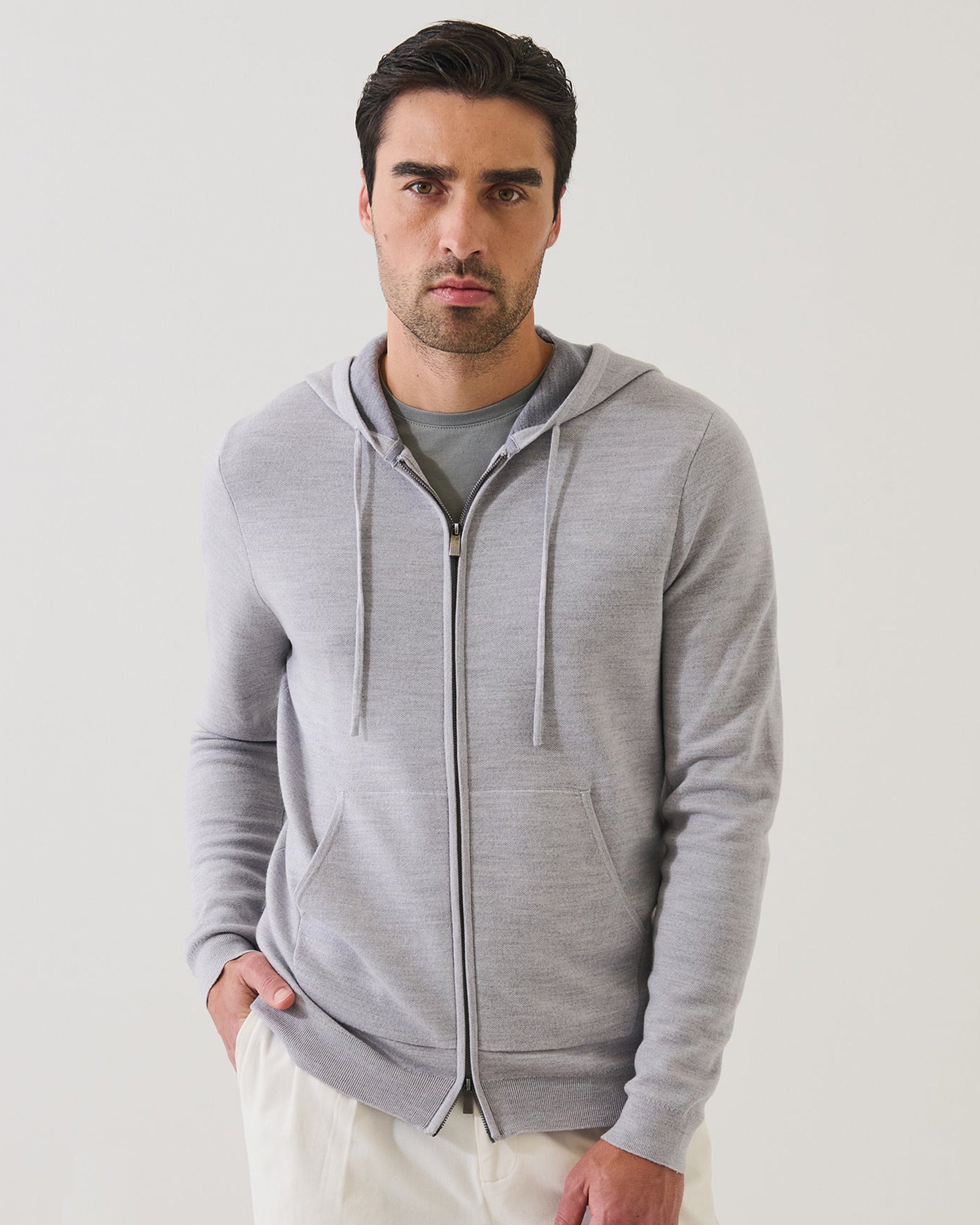 Sweat à capuche entièrement zippé