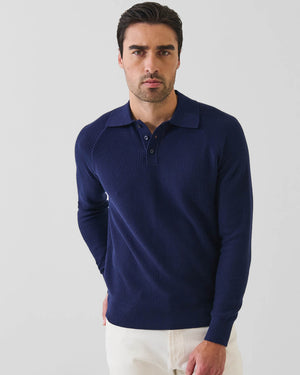 Rib Button Polo