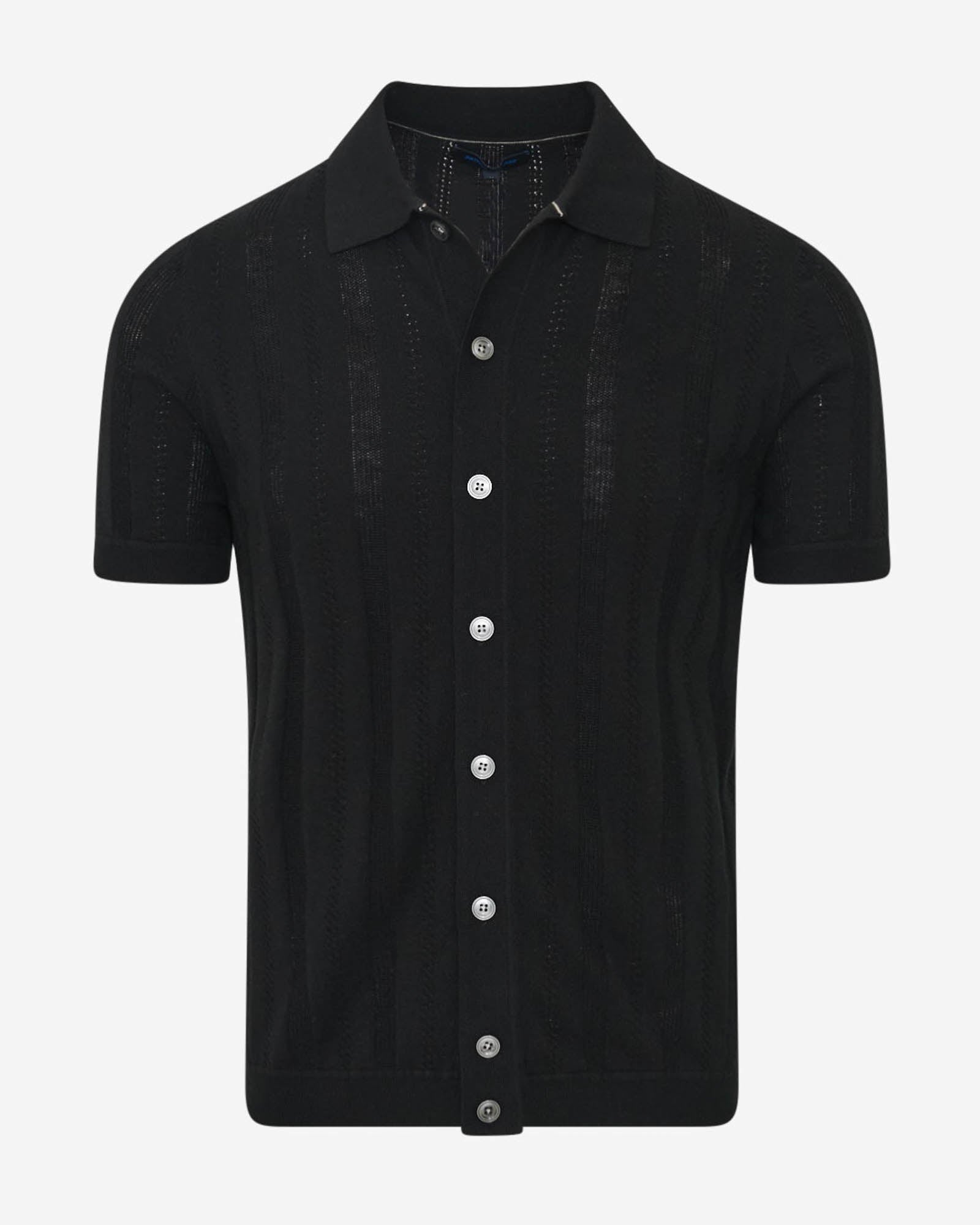Cotton Cashmere Knit Shirt