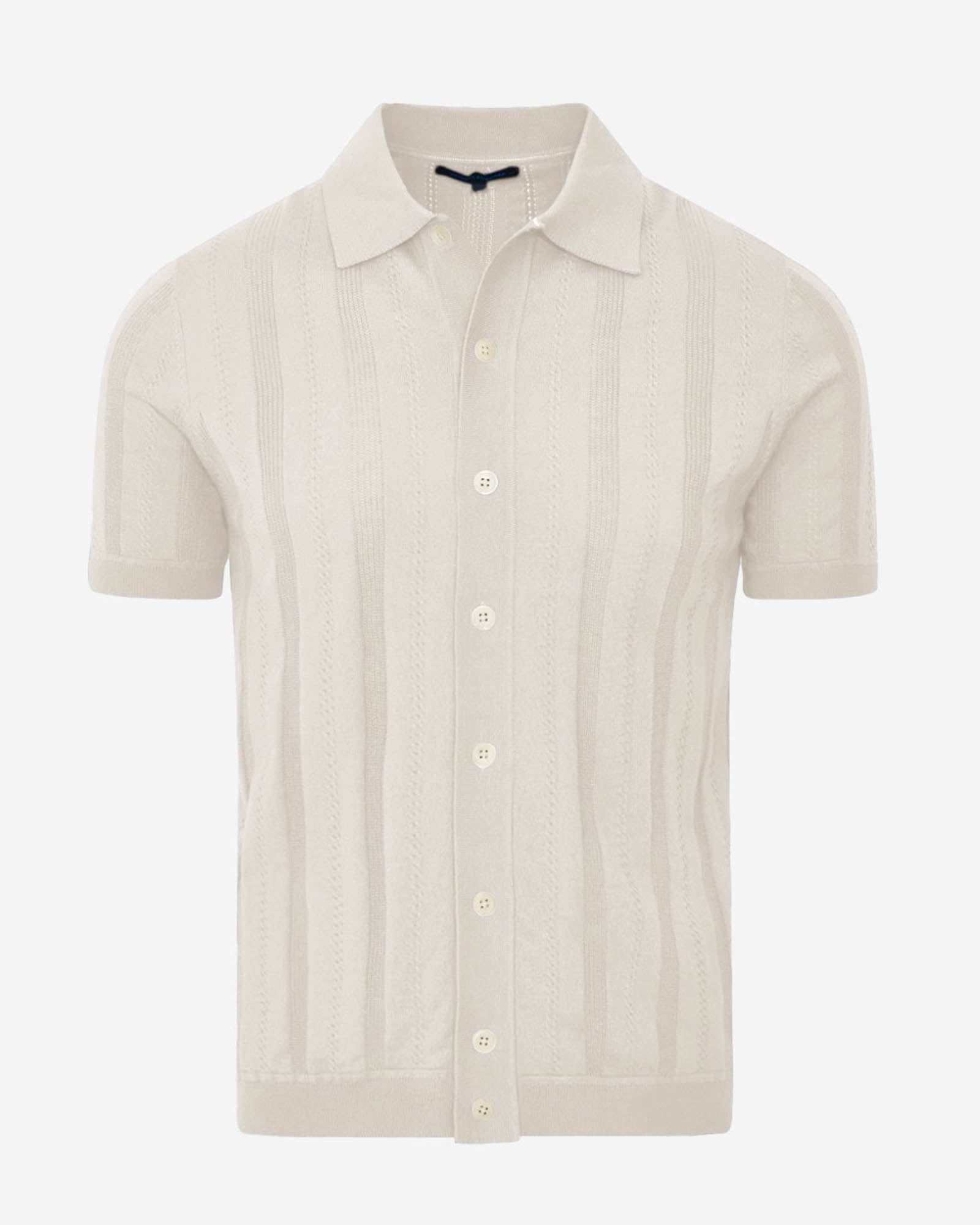 Cotton Cashmere Knit Shirt