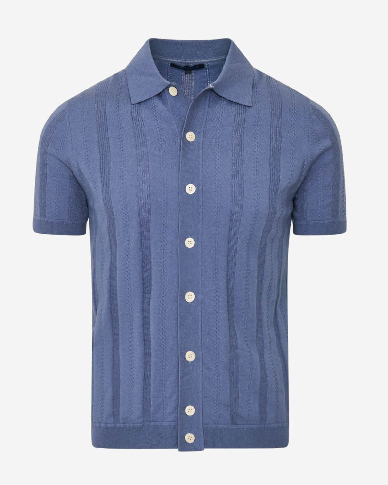 Cotton Cashmere Knit Shirt