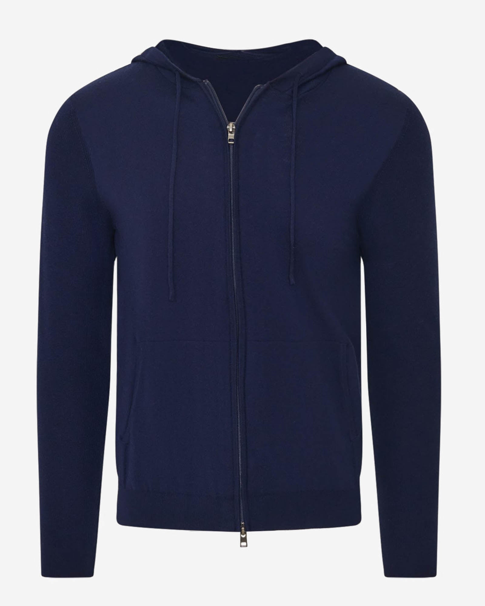 Cotton Cashmere Full Zip Hoodie