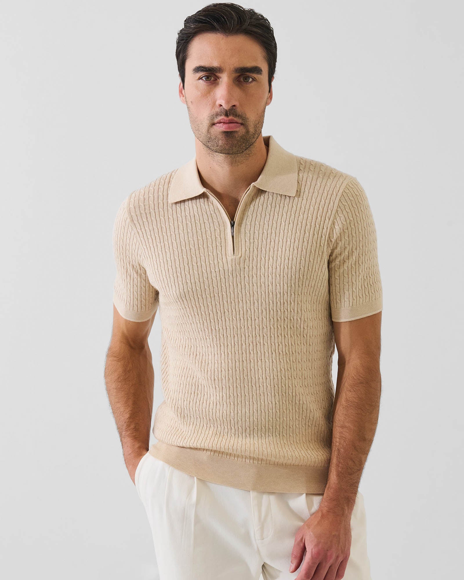 Quarter Zip Polo