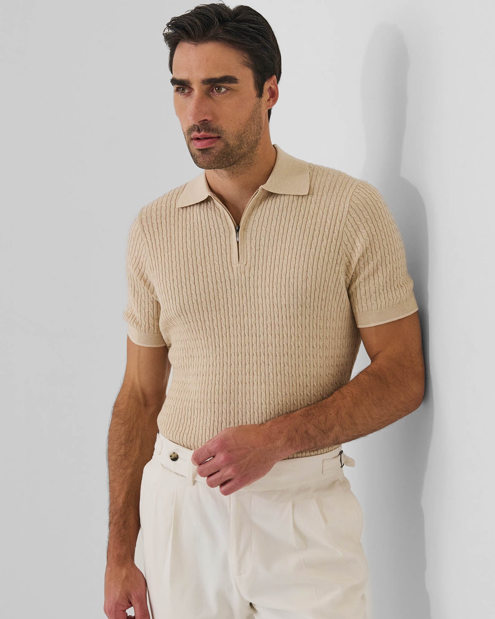 Quarter Zip Polo