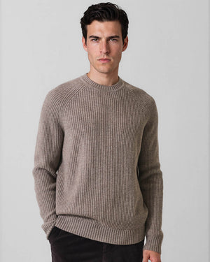 Rib Raglan Crewneck