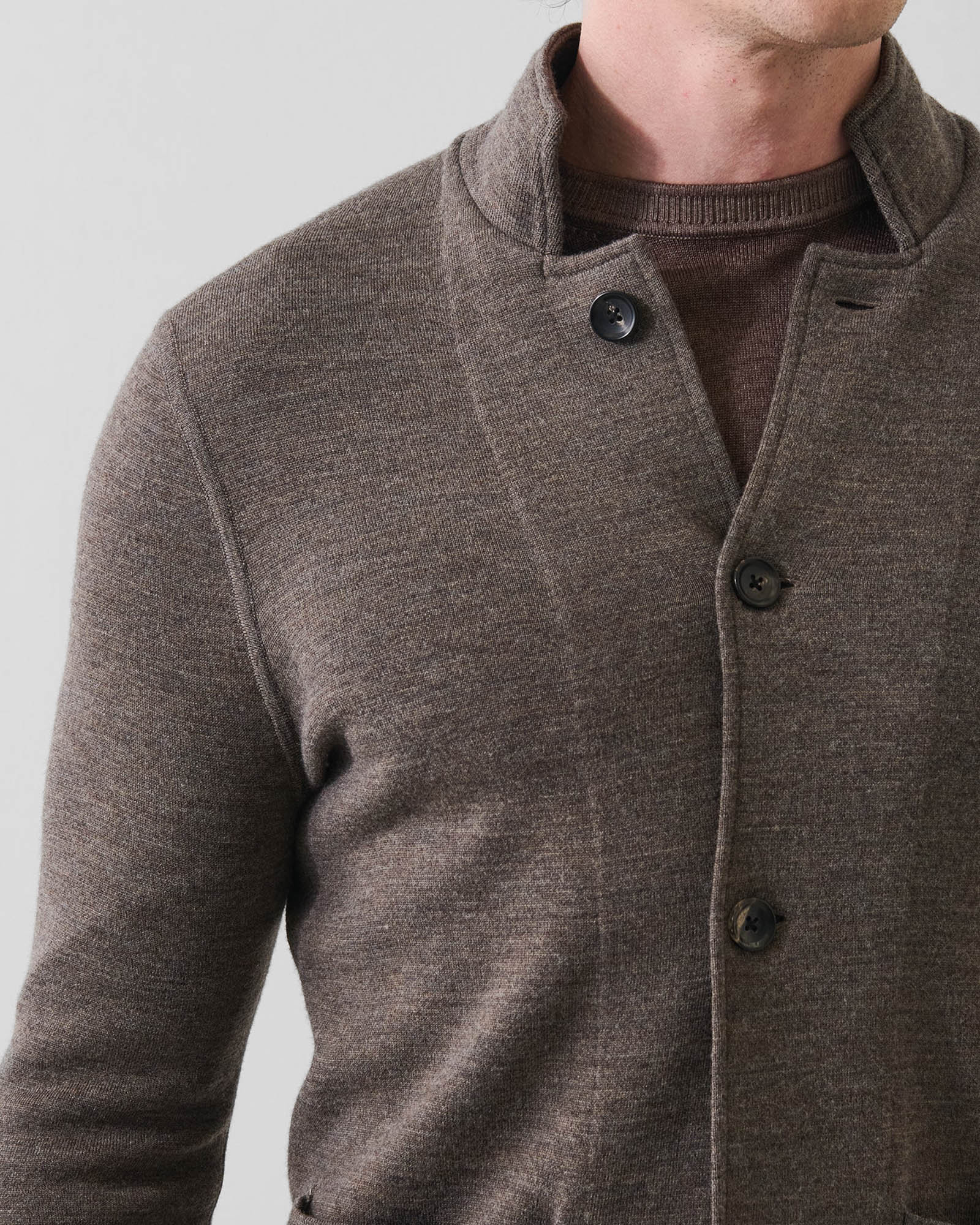 14 Double Face Button Jacket