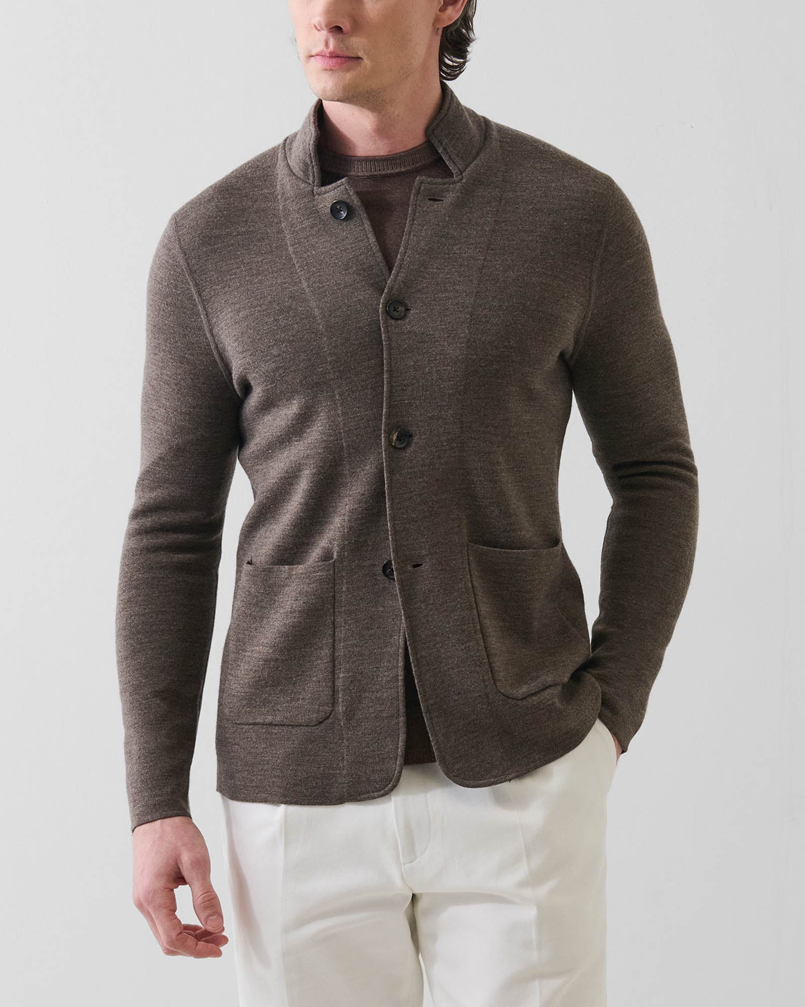 14 Double Face Button Jacket