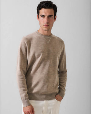 Double Face Crew Sweater