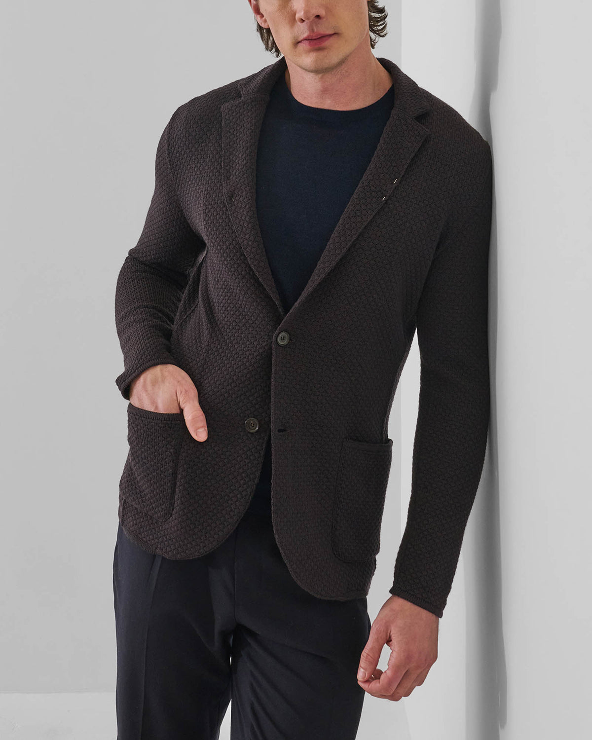 Bubble Knit Blazer
