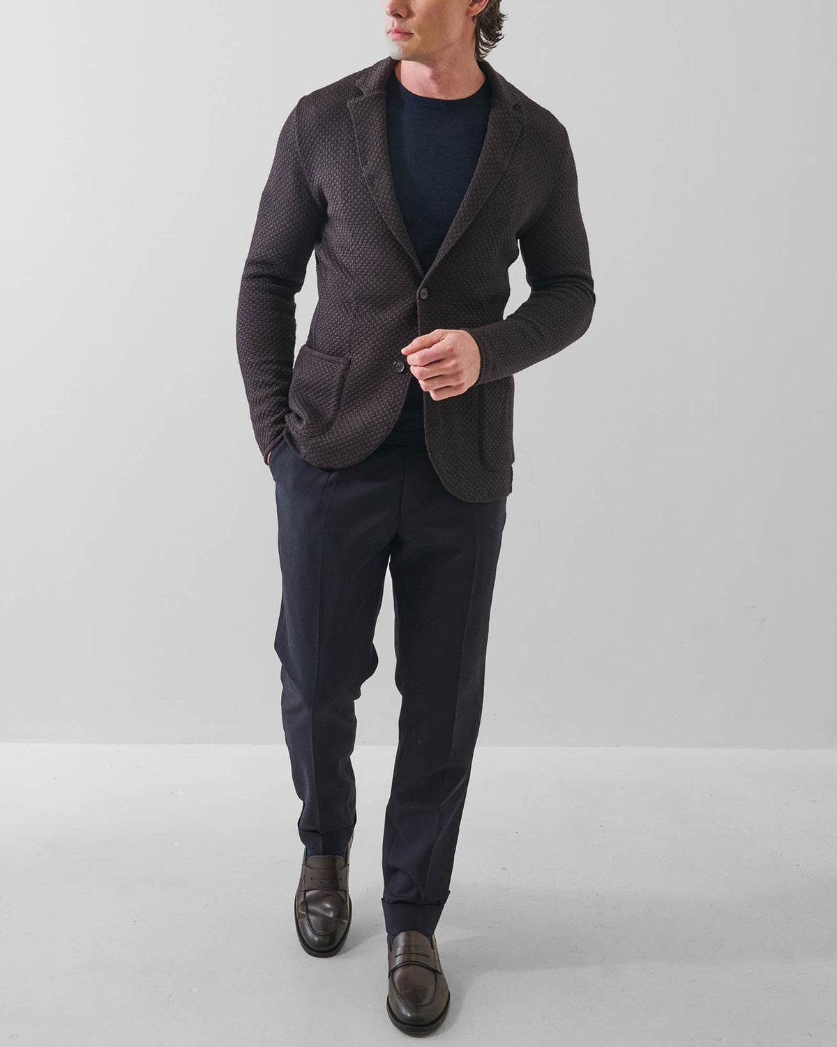 Bubble Knit Blazer