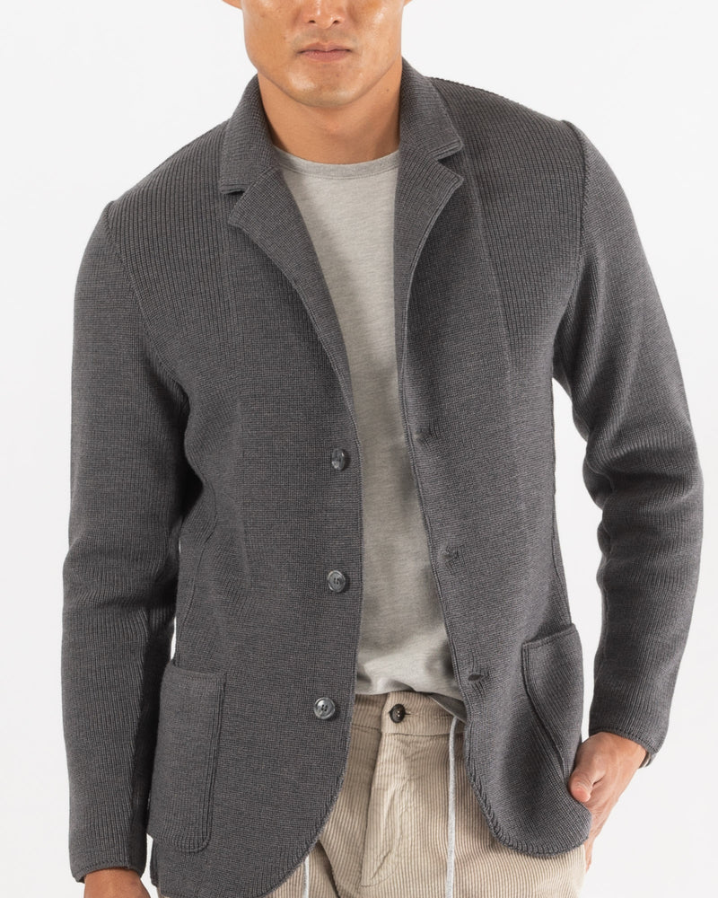 Half-Cardigan Sweater Jacket