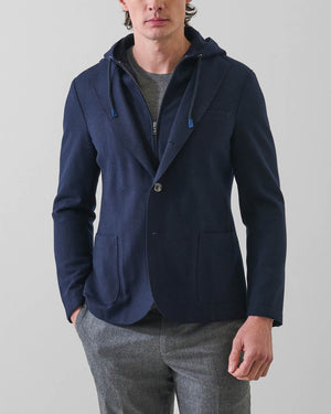 Removable Hoodie Blazer
