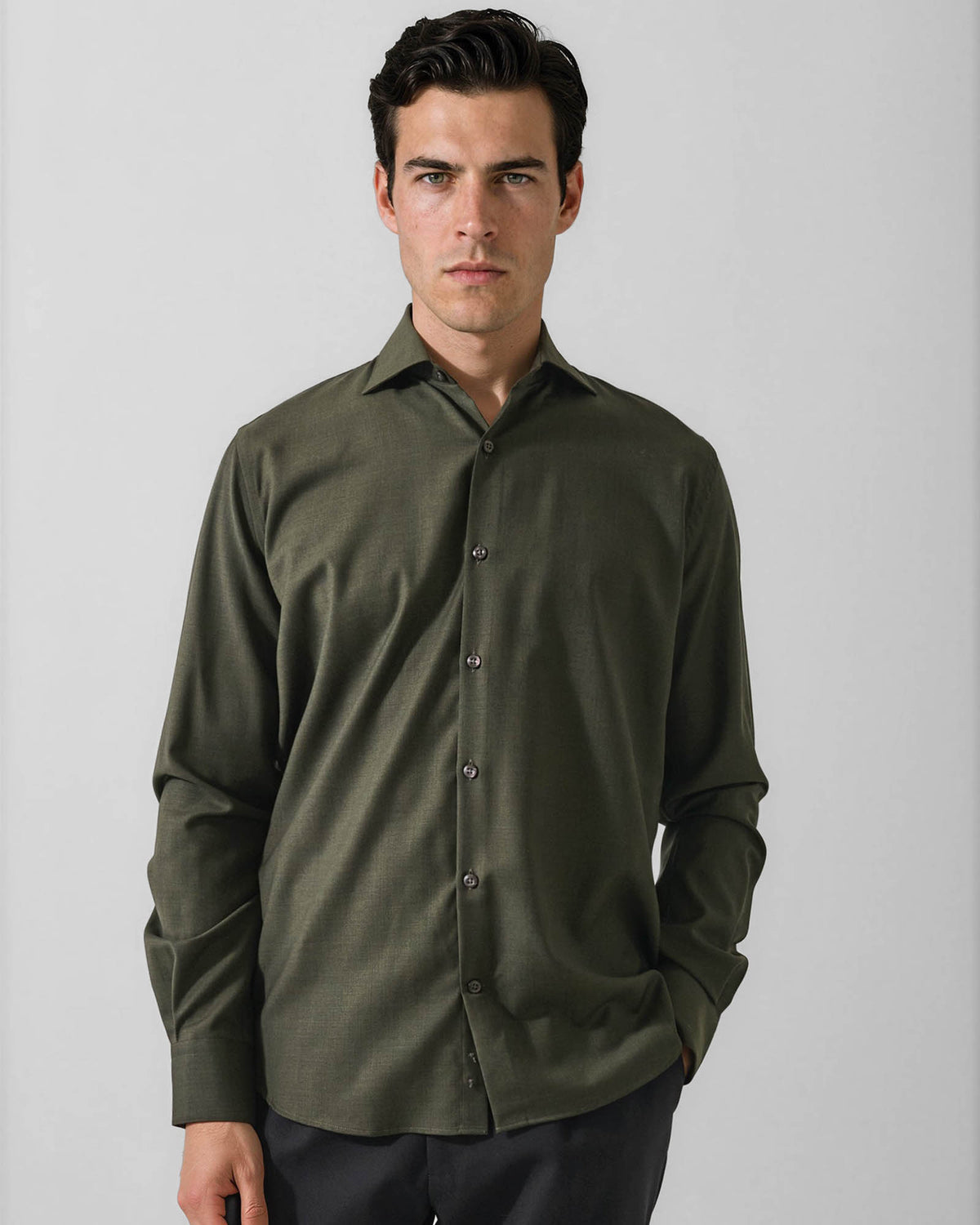 Spread Collar Shirt