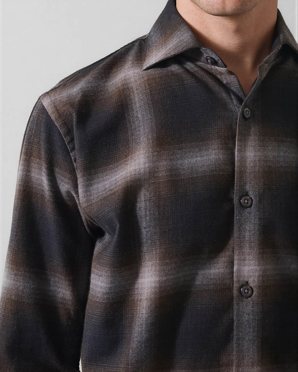Ombre Check Shirt