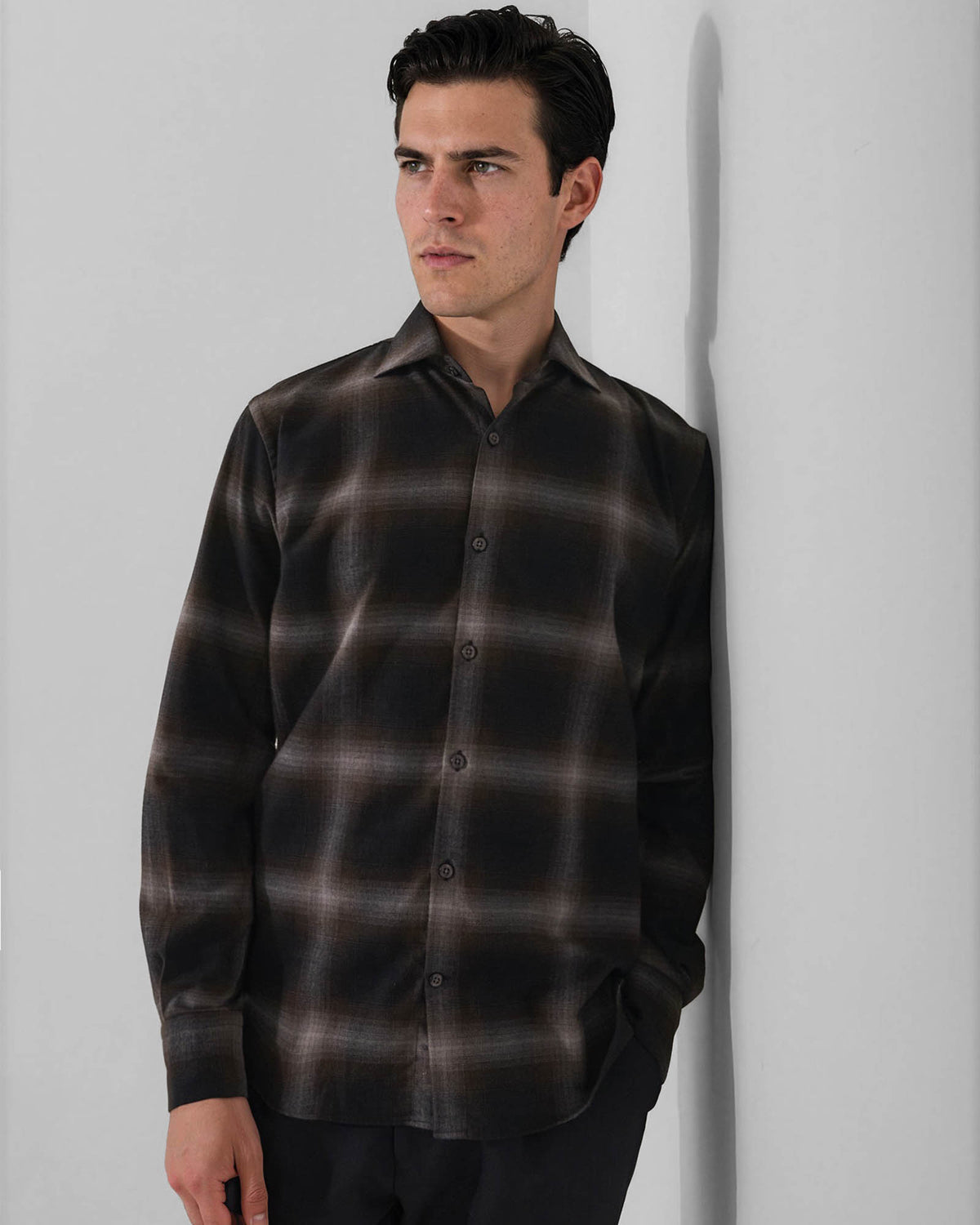Ombre Check Shirt