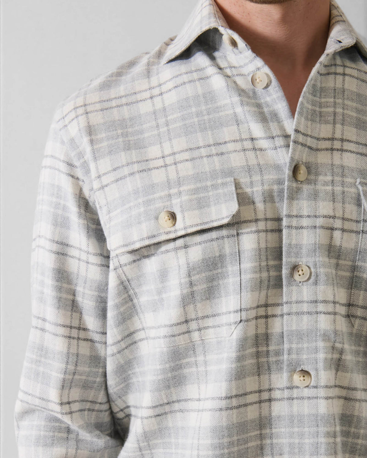 Flannel Plaid Overshirt