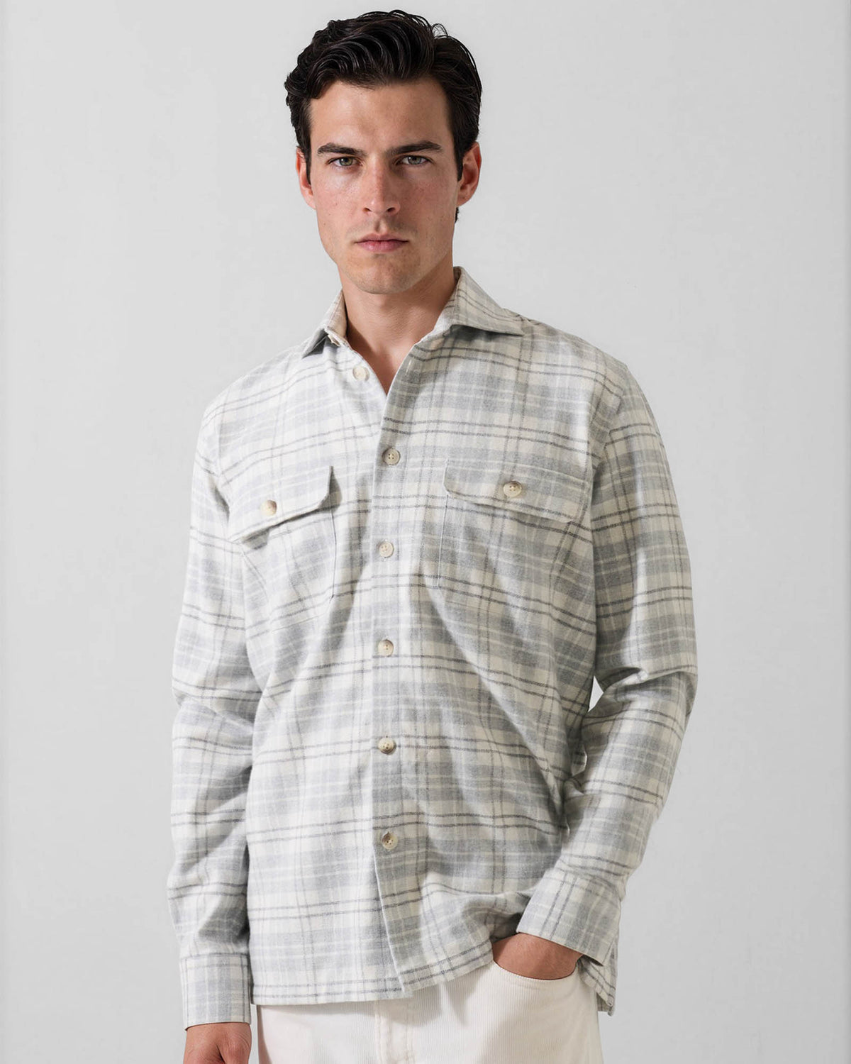 Flannel Plaid Overshirt