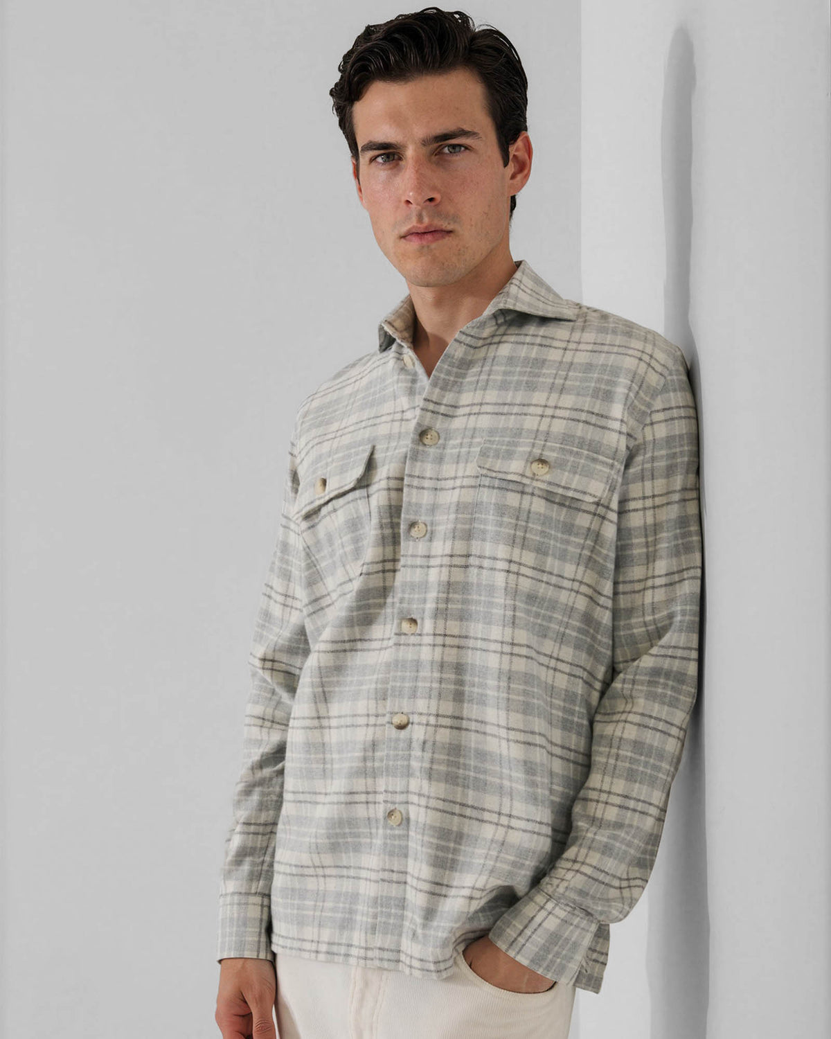 Flannel Plaid Overshirt