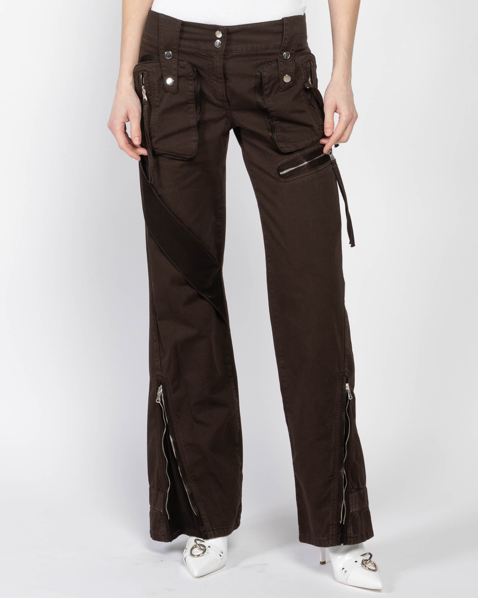 Cargo store pants zipper