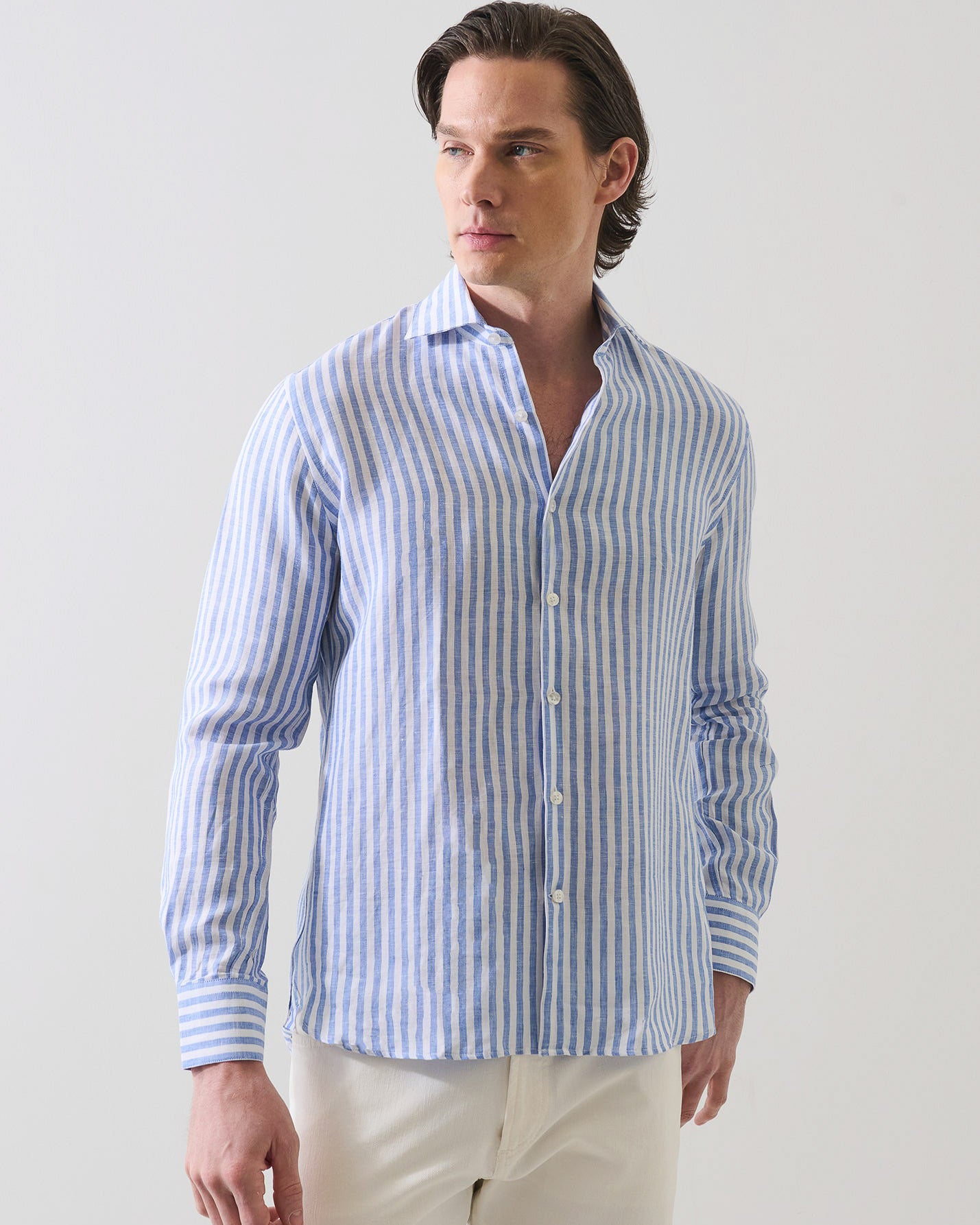 Bengal Stripe Linen Shirt