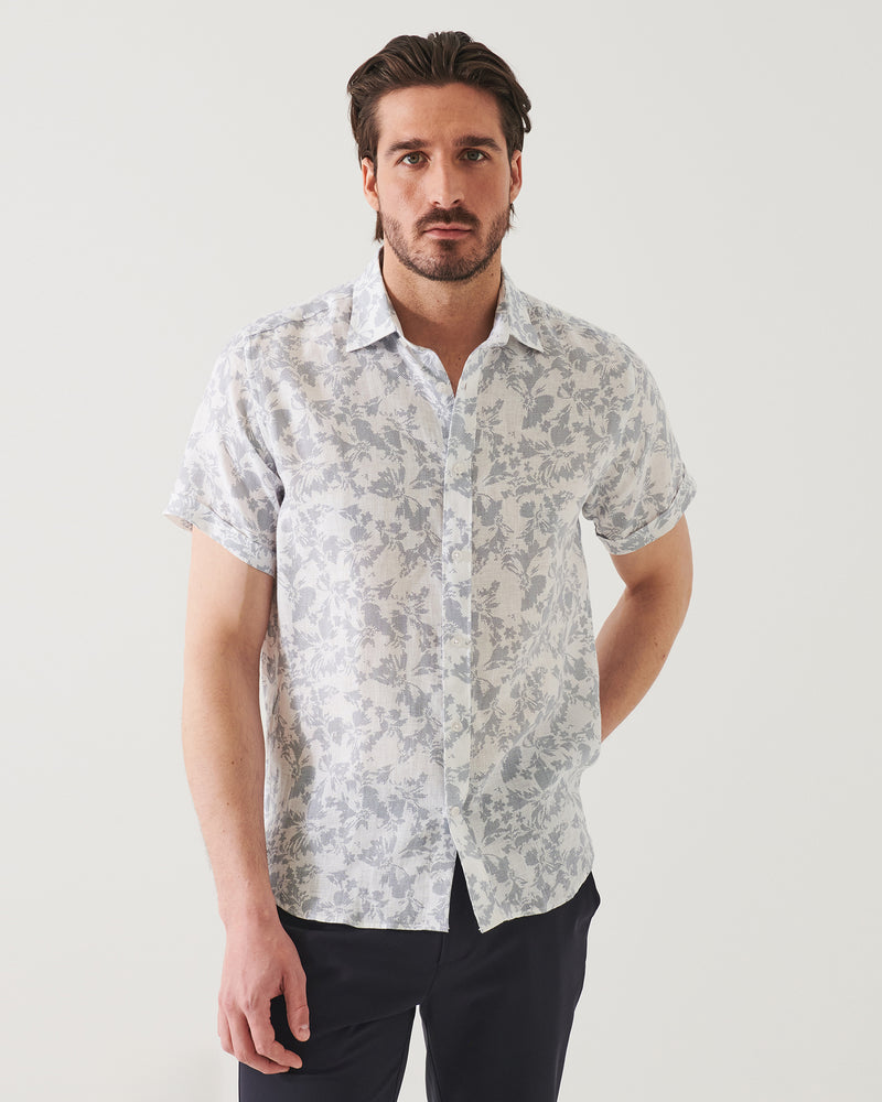 Etched Floral Shirt