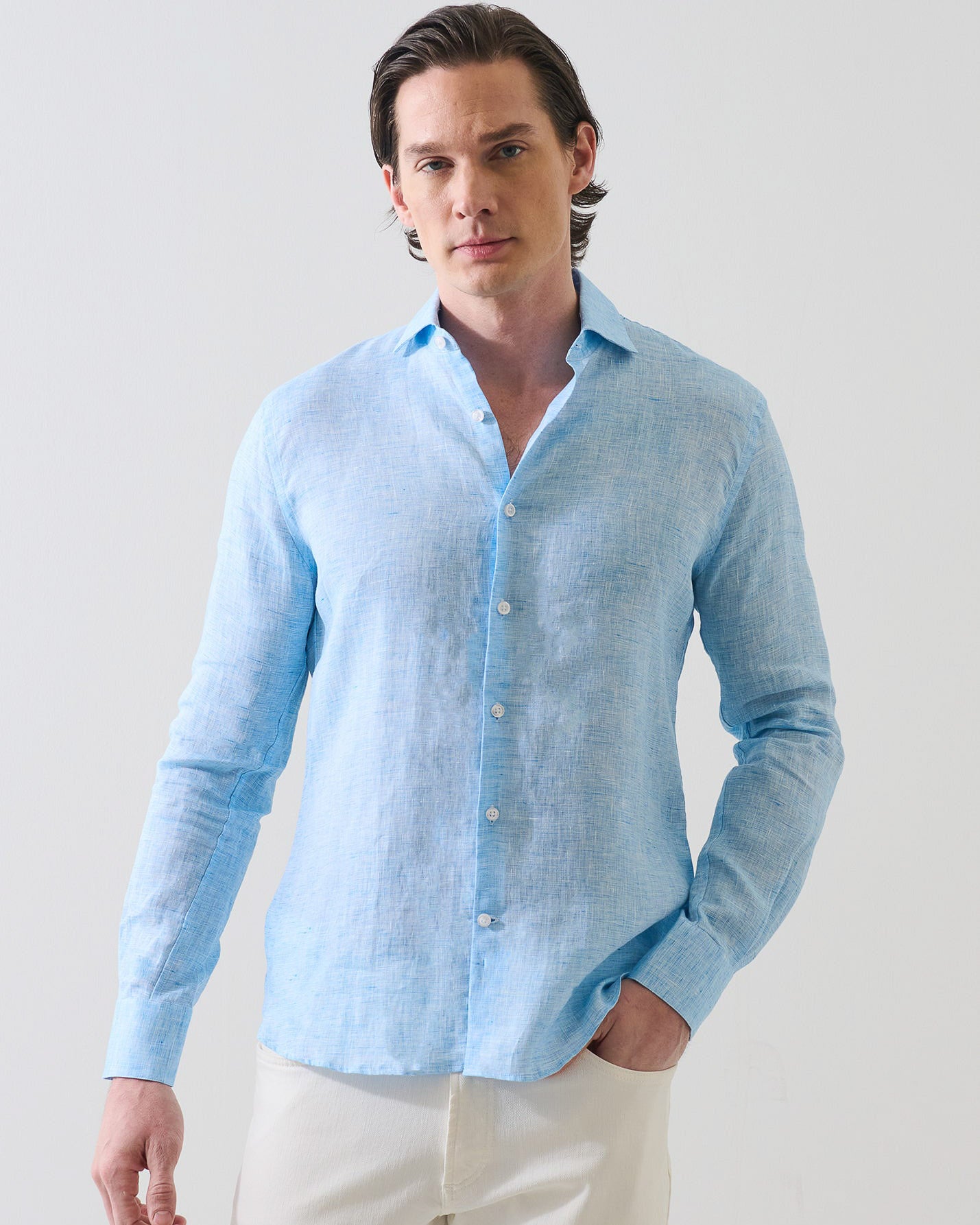 Linen End on End Shirt