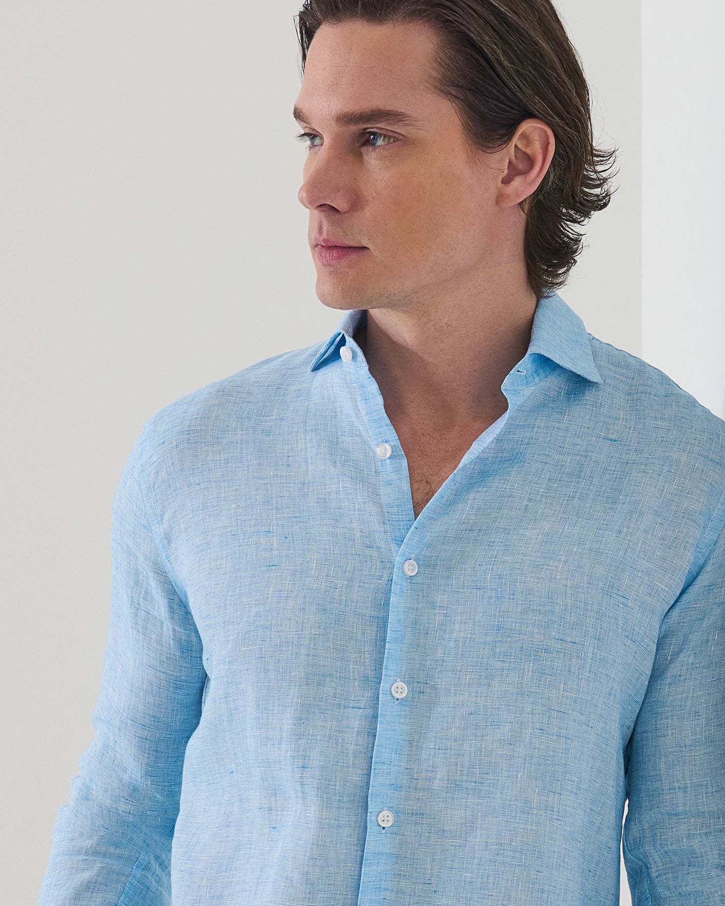 Linen End on End Shirt