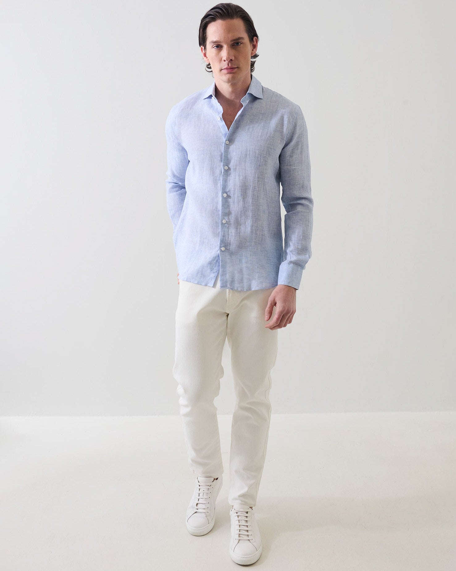 Linen End on End Shirt