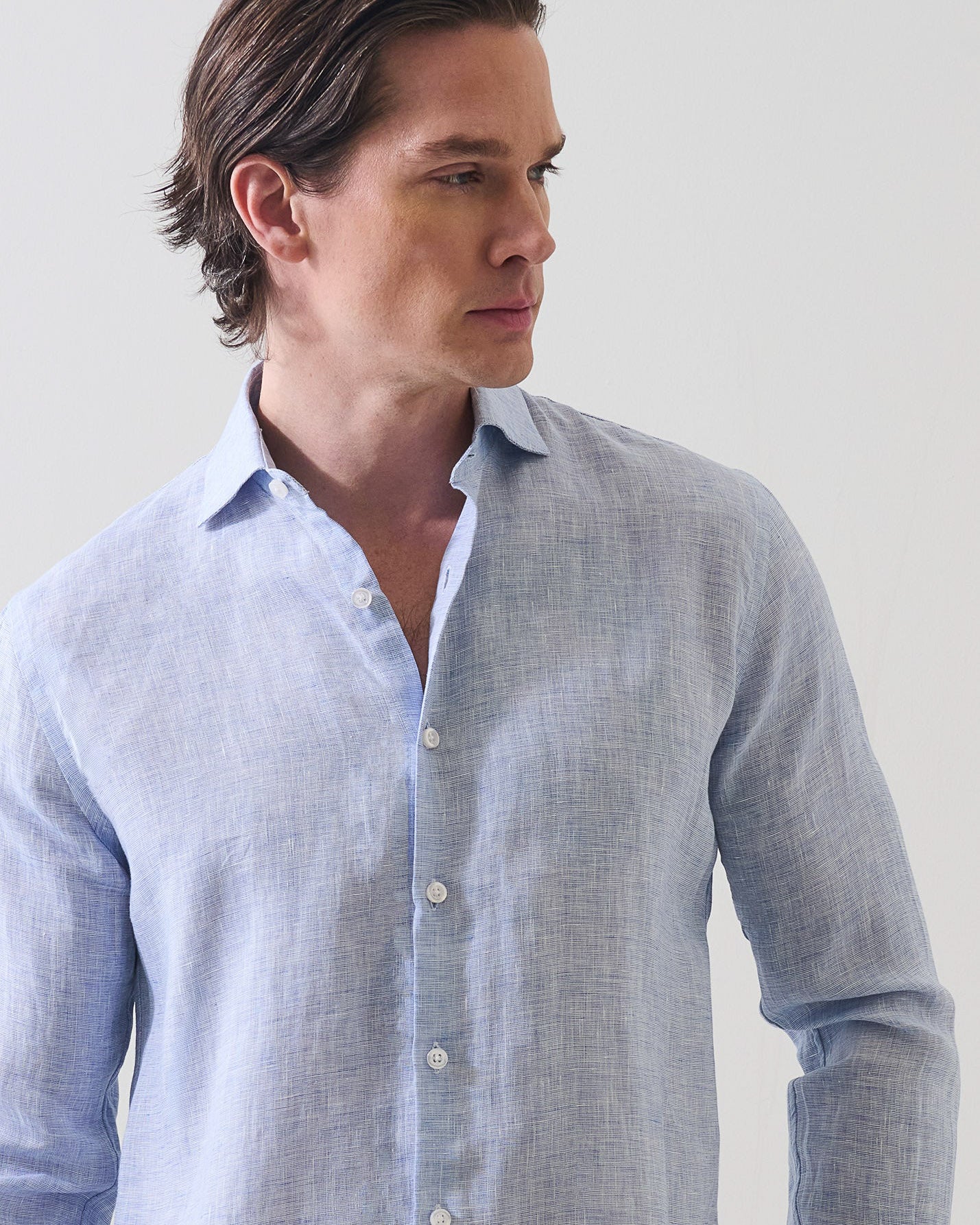 Linen End on End Shirt