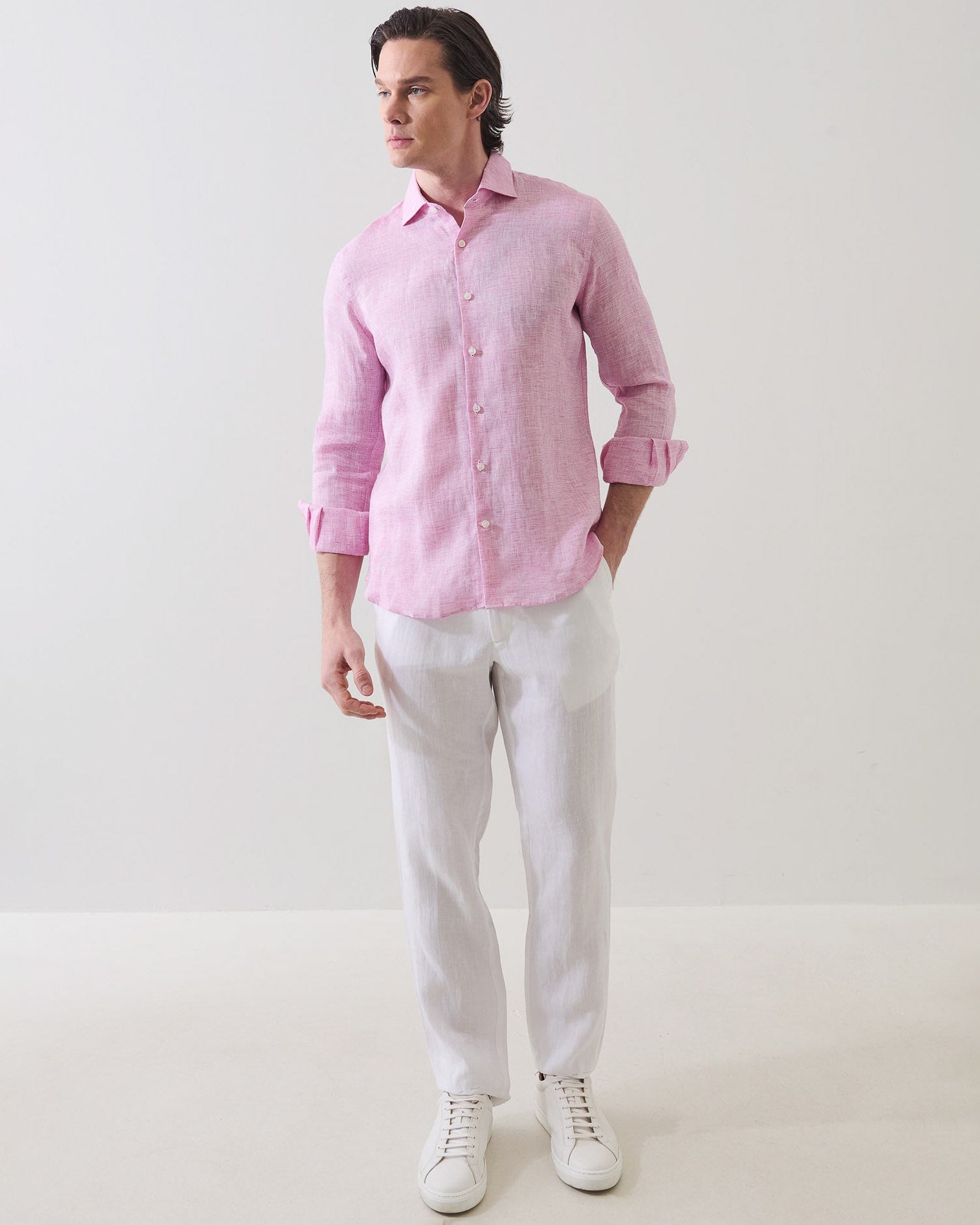 Linen End on End Shirt