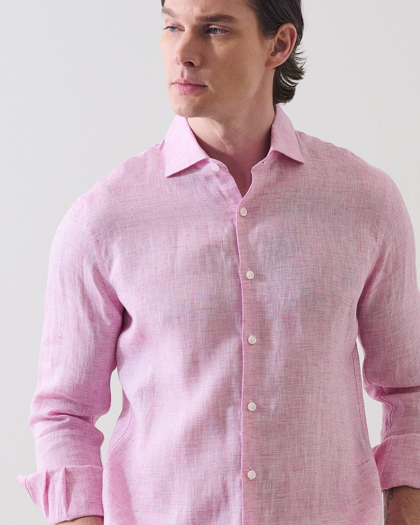 Linen End on End Shirt