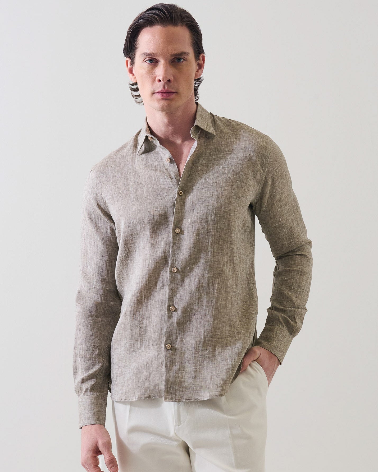 Linen Chambray Shirt