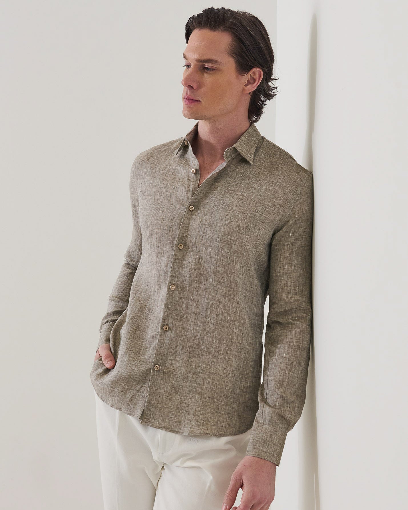 Linen Chambray Shirt