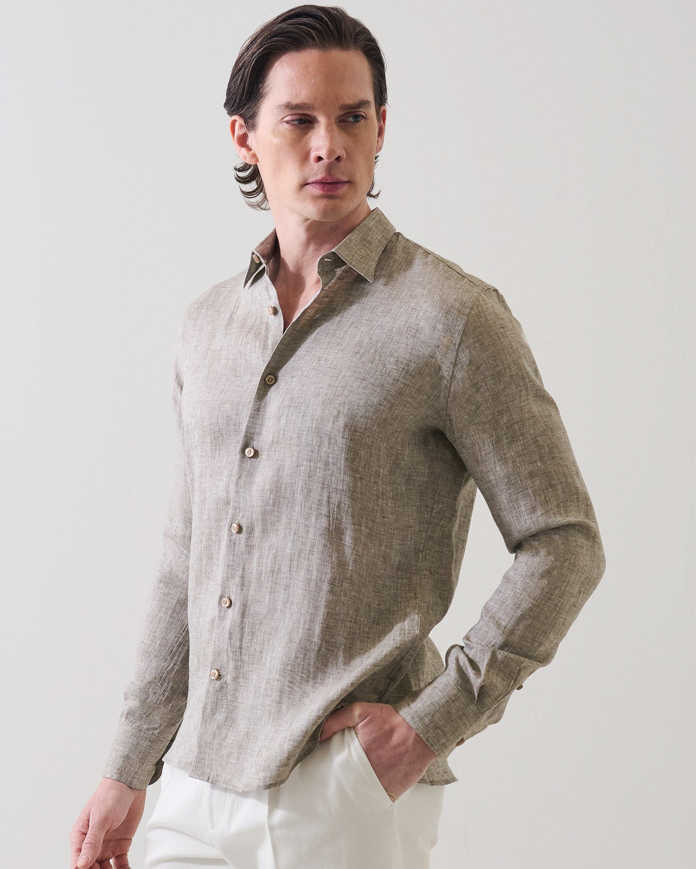Linen Chambray Shirt