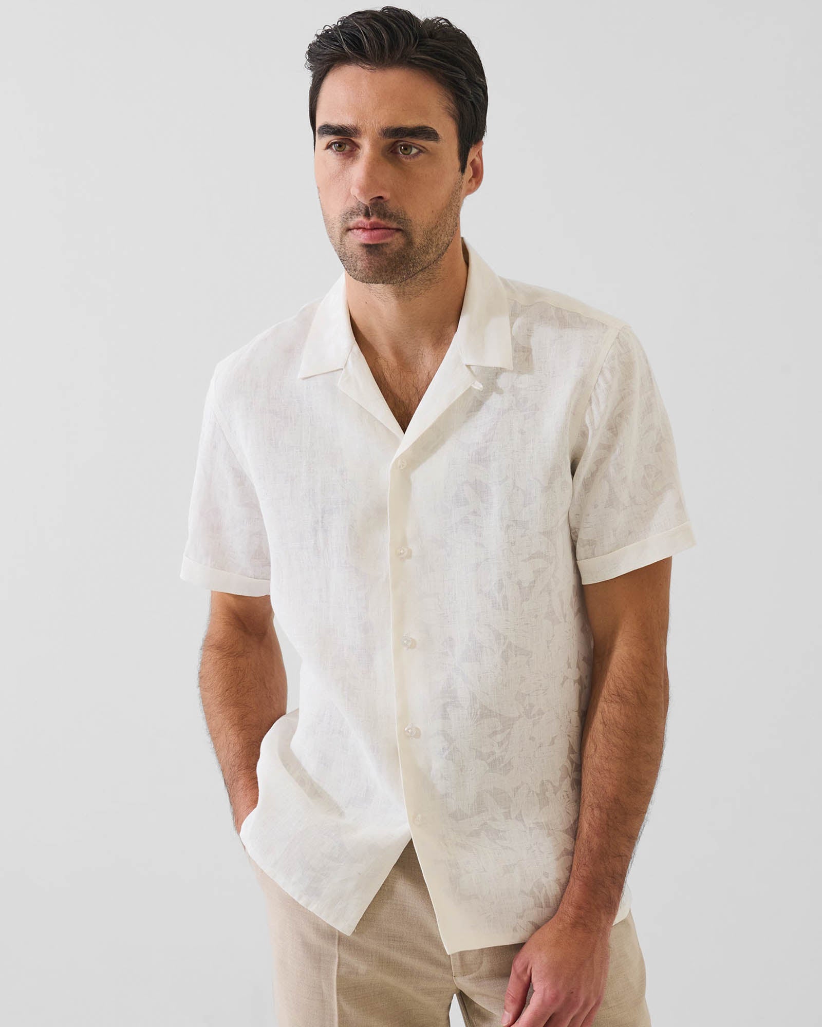 Short Sleeve Stripe Shirt