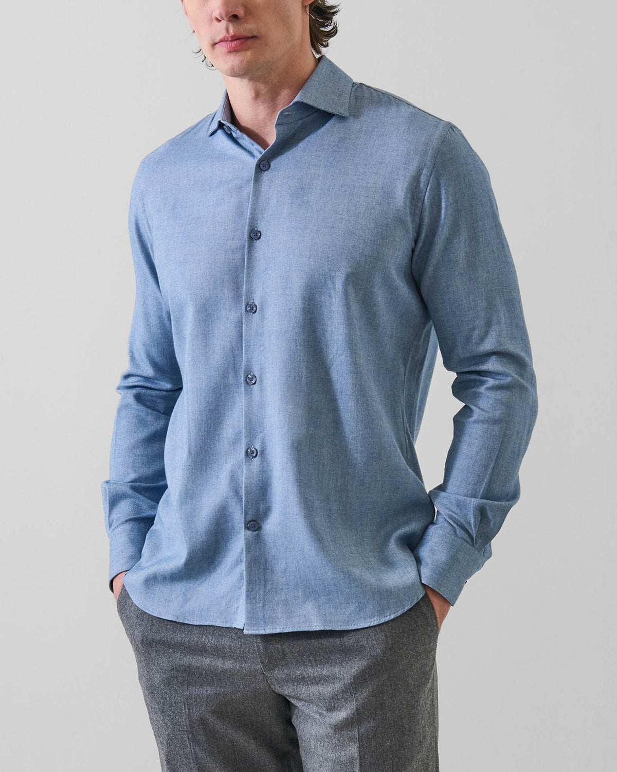Spread Collar Shirt