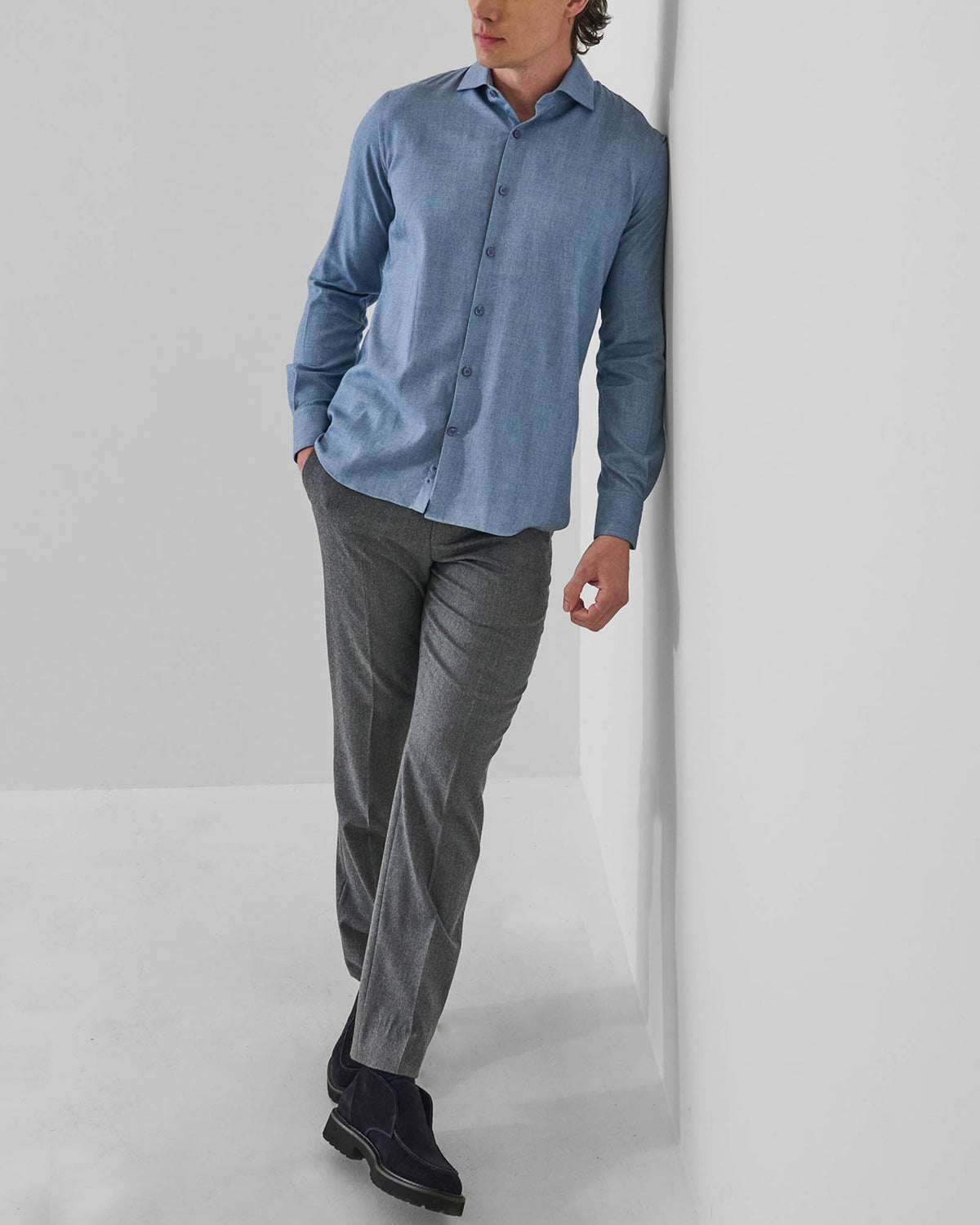 Spread Collar Shirt