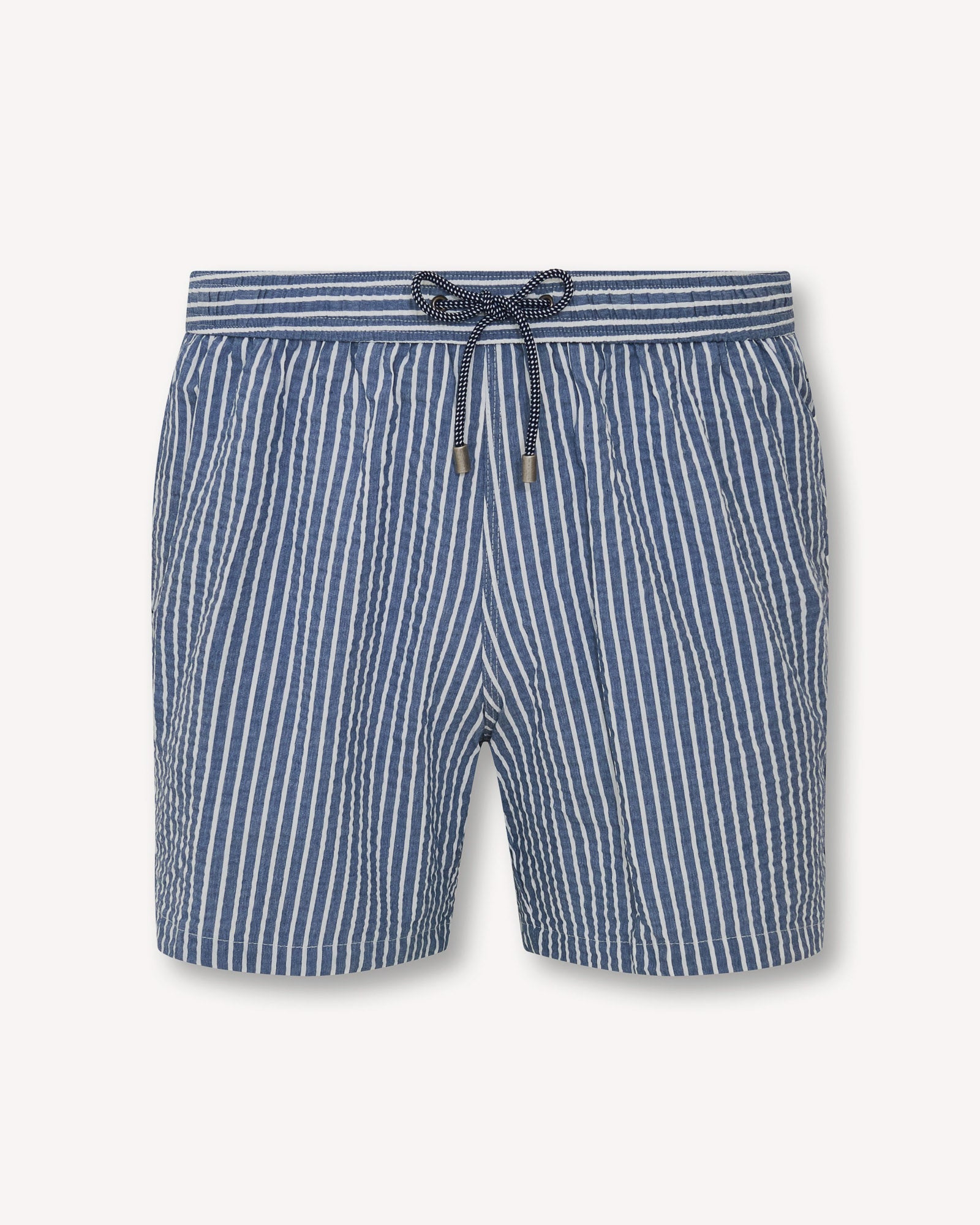 Washed Seersucker Swim Short