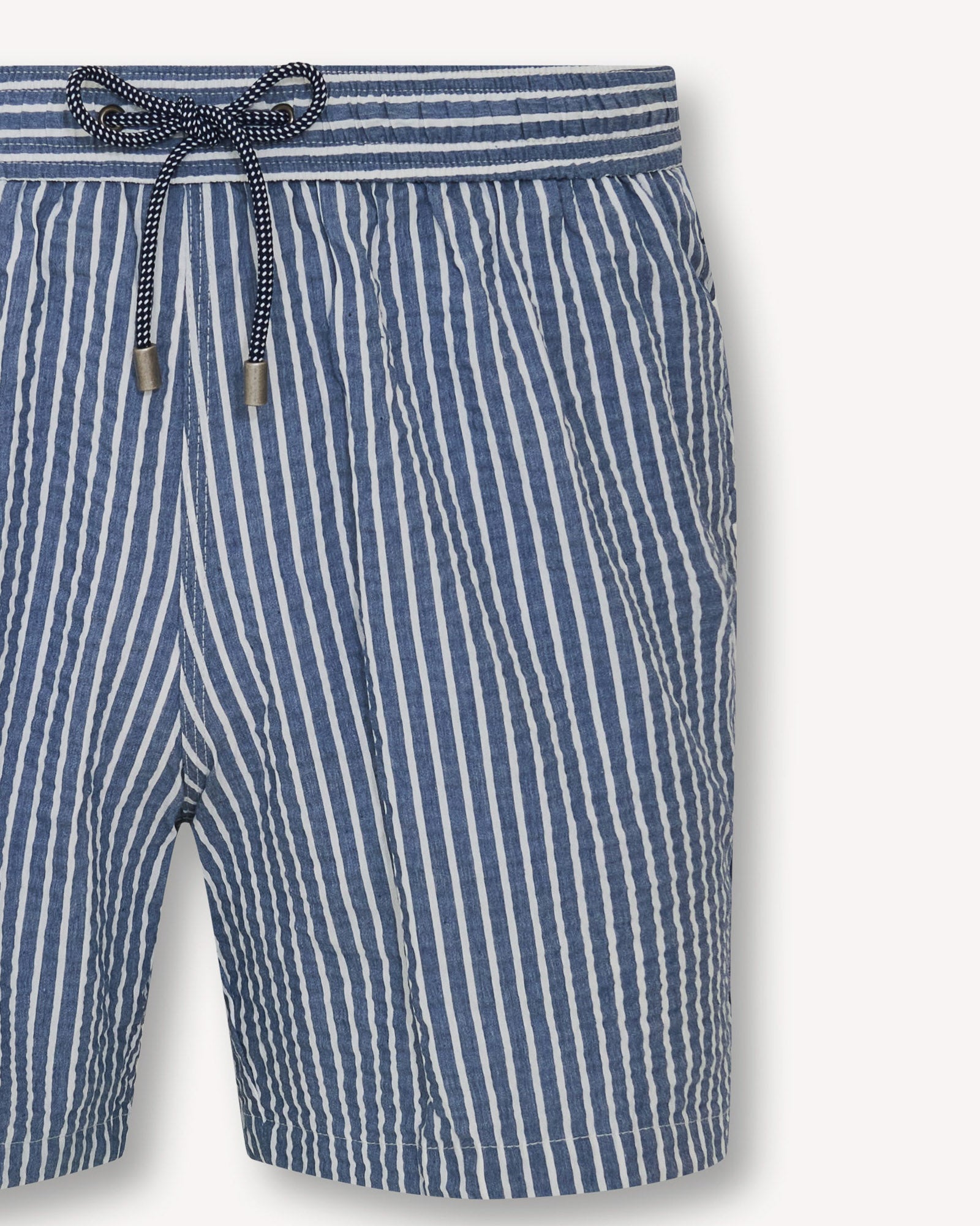 Washed Seersucker Swim Short