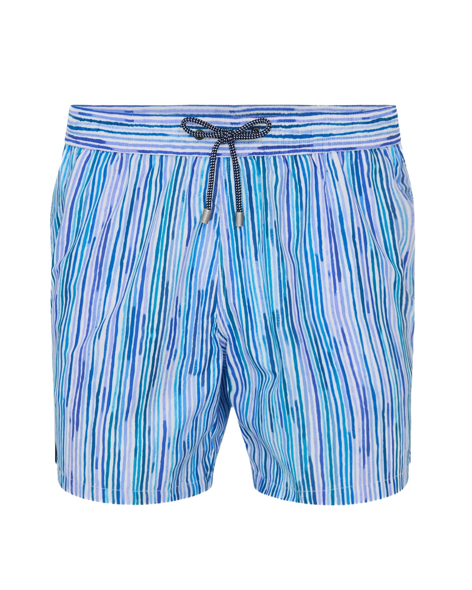 Watercolour Stripe Print Swim Short