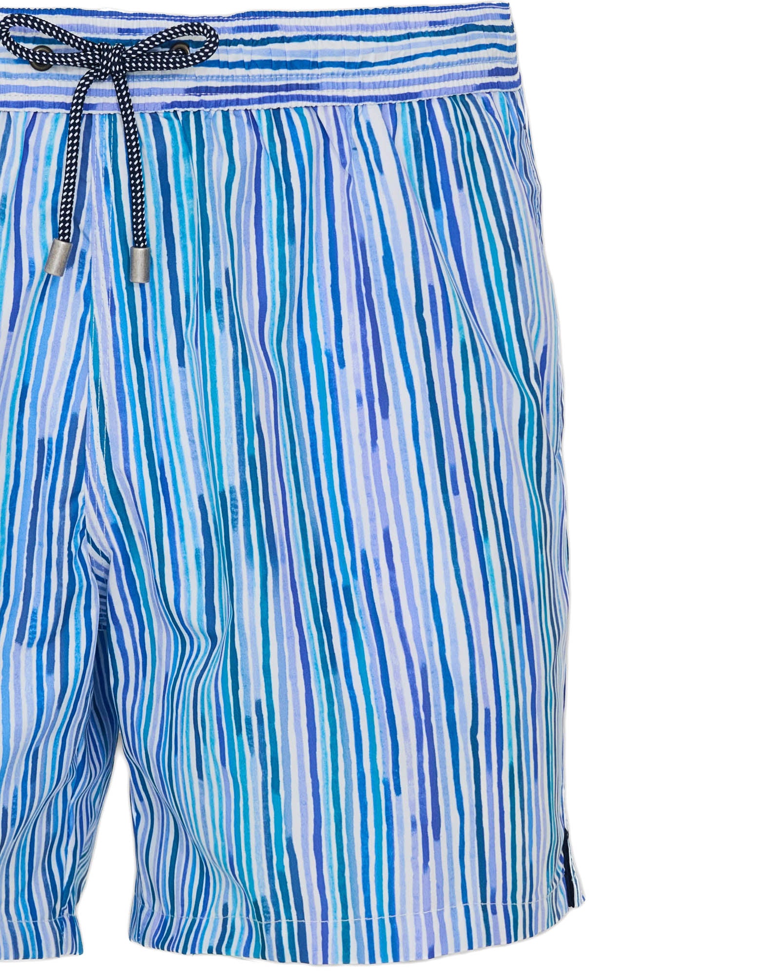 Watercolour Stripe Print Swim Short